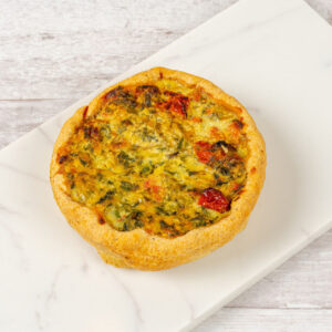 Spinach & Dried Tomatoes Quiche - imagine 3