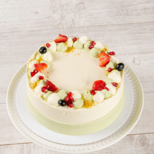 Strawberry Pistachio Mint Cake - imagine 4