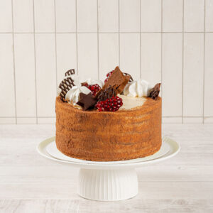 Brown Medovik Cake