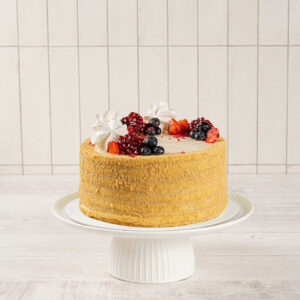 White Medovik Cake