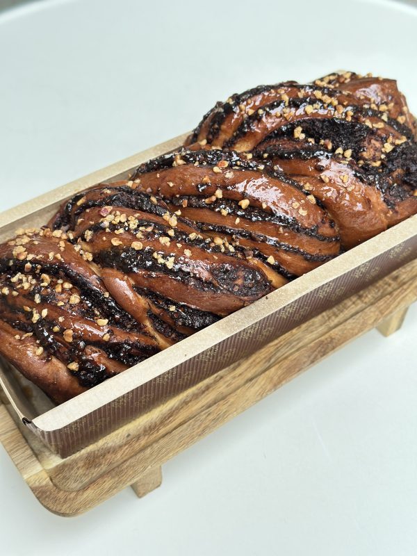 Cozonac insiropat Babka cu Ciocolată si Nuca