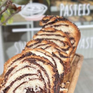 Cozonac insiropat Babka cu Ciocolată si Nuca - imagine 4
